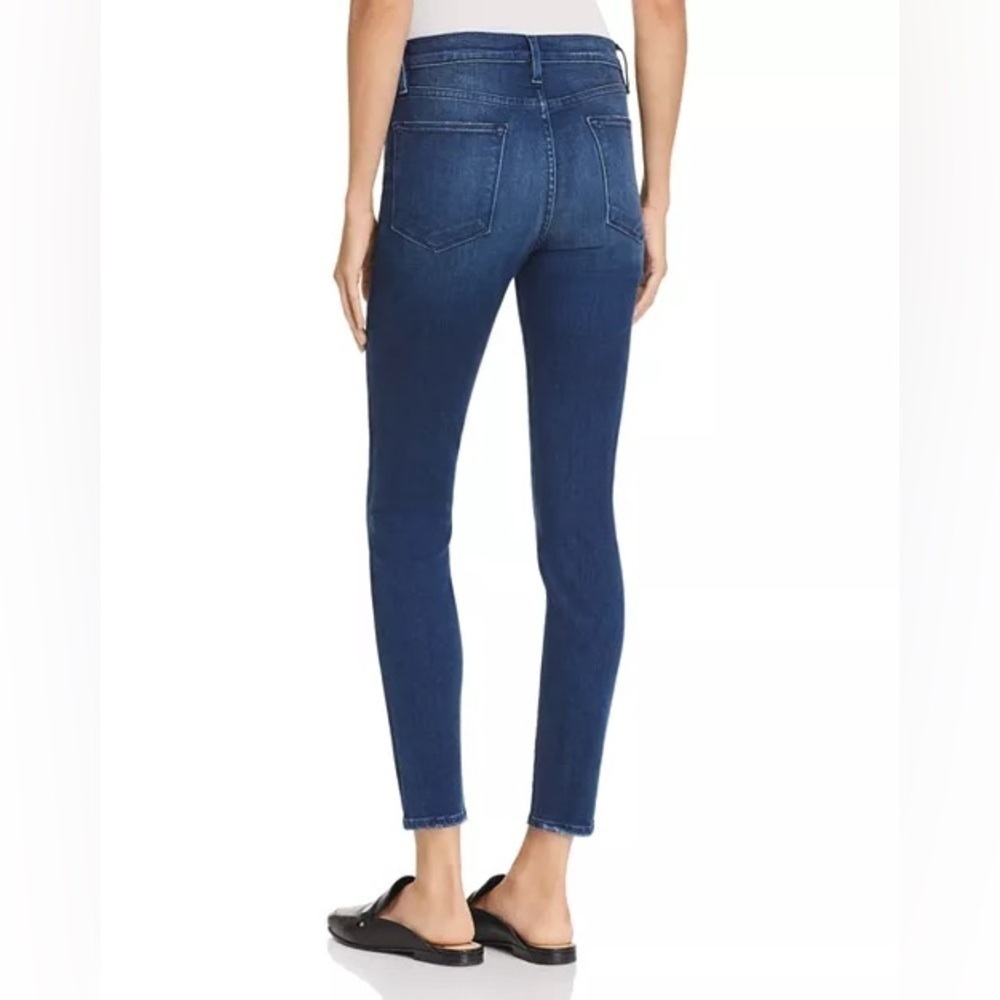 FRAME Le High Skinny Jeans in Silver Spring - Picture 3 of 13